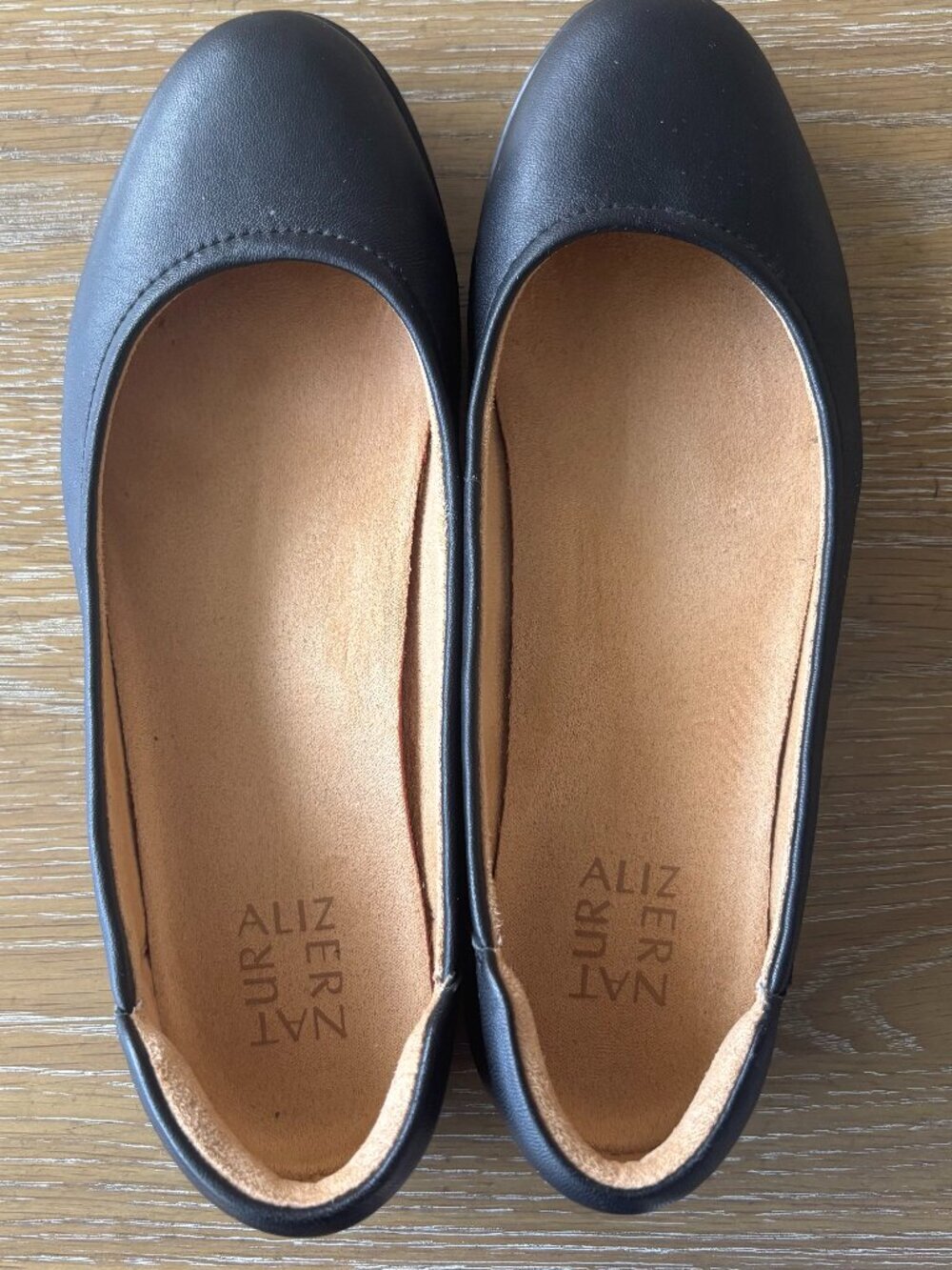 Naturalizer Aliz Black Comfort Flats Size 9.5M – Worn Once
